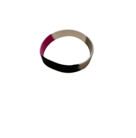 Asexual silicone bracelet
